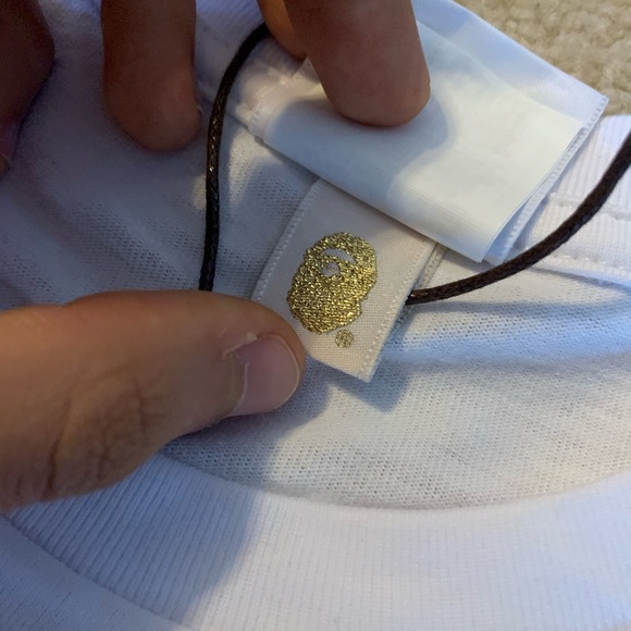 Bape A Bathing Ape White Ape Head Tee - Picture 4 of 5